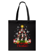 Bernese Mountain Dog Merry Christmas Tote Bag thumbnail