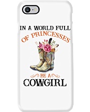In A World Full Of Princesses Be A Cowgirl Phone Case tile