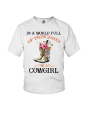 In A World Full Of Princesses Be A Cowgirl Youth T-Shirt tile