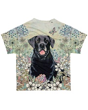 Labrador Flower Field All-over T-Shirt back