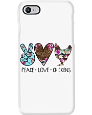Chicken Peace Love Phone Case tile