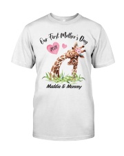 Mother Our First Mother's Day 2021 Giraffe Classic T-Shirt tile