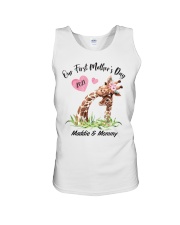 Mother Our First Mother's Day 2021 Giraffe Unisex Tank tile