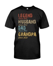 Father Legend Husband Dad Grandpa Classic T-Shirt front