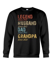 Father Legend Husband Dad Grandpa Crewneck Sweatshirt tile