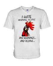 I HATE PEOPLE V-Neck T-Shirt tile