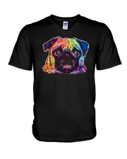 Pug - Perfect Gift For Christmas V-Neck T-Shirt thumbnail