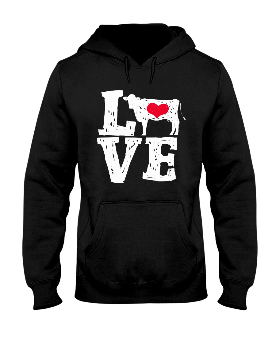 Cows- Love Hooded Sweatshirt