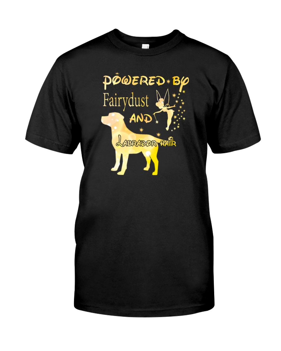 Powered By Fairydust And Labrador Hair Classic T-Shirt