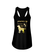 Powered By Fairydust And Labrador Hair Ladies Flowy Tank thumbnail