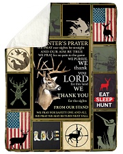 Deer A Hunter's Prayer Large Sherpa Fleece Blanket - 60" x 80" thumbnail