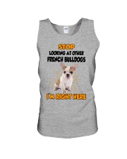 French Bulldogs I'm Here Unisex Tank thumbnail