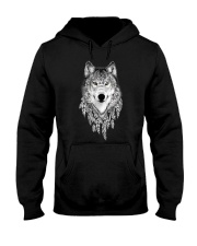 Wolf Beauty Hooded Sweatshirt front