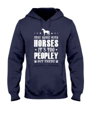 Stay Home With Horses Hooded Sweatshirt thumbnail