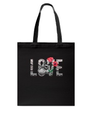 Love Sloth Flower Tote Bag thumbnail