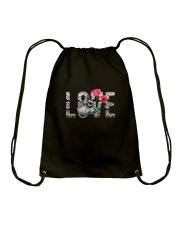 Love Sloth Flower Drawstring Bag thumbnail