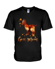 Autumn Goats Mom V-Neck T-Shirt thumbnail