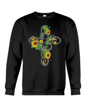 Horse Flower Crewneck Sweatshirt thumbnail