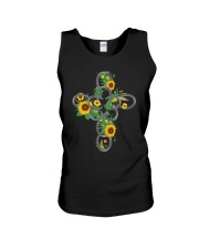 Horse Flower Unisex Tank thumbnail