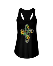 Horse Flower Ladies Flowy Tank thumbnail