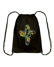 Horse Flower Drawstring Bag thumbnail