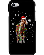 Horse Christmas Light Santa Hat Merry Xmas Phone Case tile