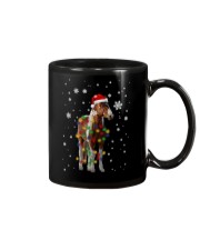 Horse Christmas Light Santa Hat Merry Xmas Mug tile