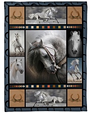 Horse Funny Blanket Beauty Graphic Design Large Fleece Blanket - 60" x 80" front