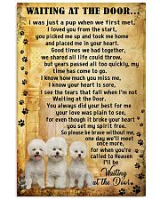 Bichon Frise Waiting At The Door 11x17 Poster front