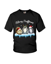 CAT MERRY FLUFFMAS Youth T-Shirt tile