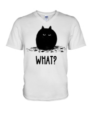 WHAT V-Neck T-Shirt tile