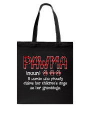 Dog Pawma Tote Bag thumbnail