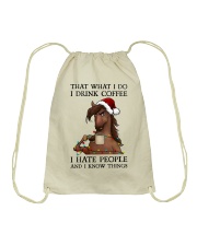 HORSE THAT WHAT I DO Drawstring Bag tile