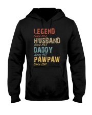 Father Legend Husband Daddy Paw Paw Hooded Sweatshirt tile