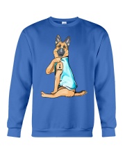 German Shepherd I Love Mom Tattoo Crewneck Sweatshirt front