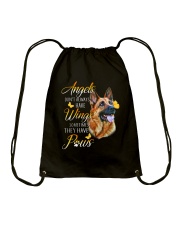German Shepherd Angel Drawstring Bag thumbnail