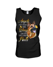 German Shepherd Angel Unisex Tank thumbnail