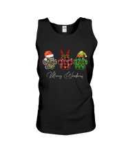 DOG MERRY WOOFMAS Unisex Tank tile
