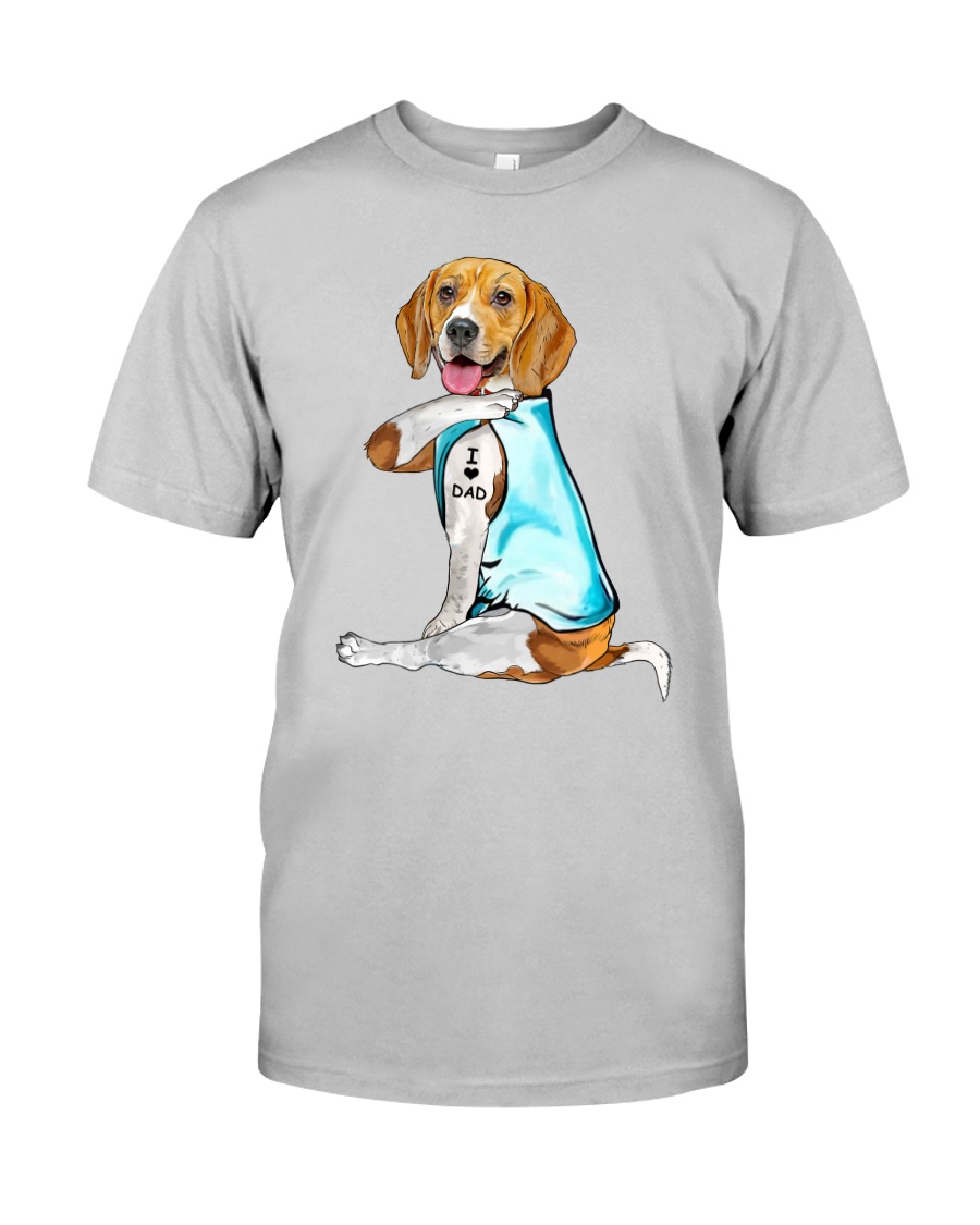 Beagle I Love Dad Classic T-Shirt