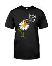 Dog Daisy Butterfly Classic T-Shirt thumbnail