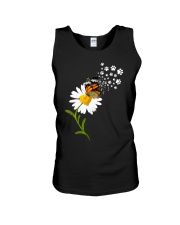 Dog Daisy Butterfly Unisex Tank thumbnail
