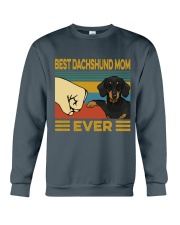 Best Dachshund Black Mom Vintage Crewneck Sweatshirt tile
