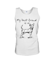 My best friend is Chihuahua Unisex Tank thumbnail