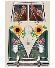 Chicken Peace Sunflower 11x17 Poster thumbnail