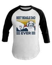 Best Beagle Dad Baseball Tee tile