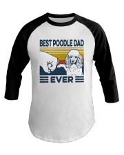 Best Poodle Dad Baseball Tee tile