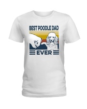 Best Poodle Dad Ladies T-Shirt tile
