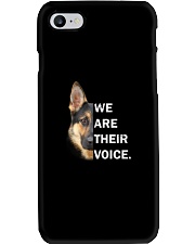 German Shepherd We Are Their Voice Phone Case thumbnail