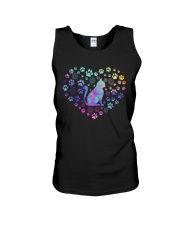 Cat Heart Unisex Tank thumbnail
