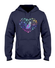 Cat Heart Hooded Sweatshirt thumbnail